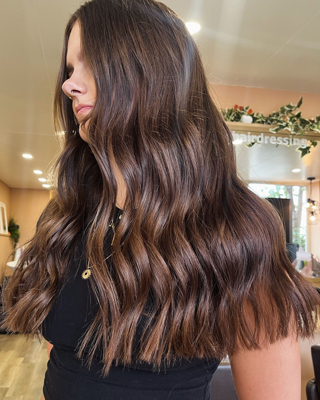 brunette balayage at strands hair salons fareham hampshire brunette balayage at strands hair salons fareham hampshire