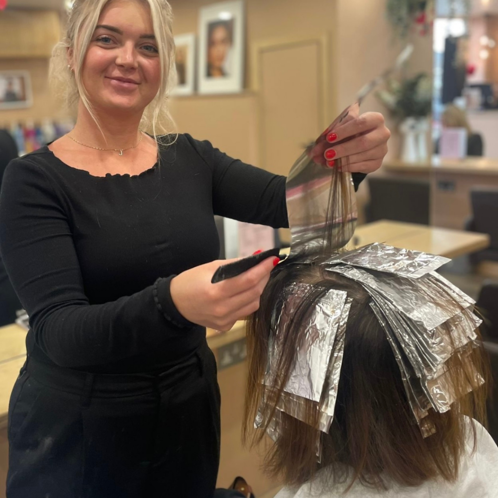 salon hair colour V box dye Strands Hairdressing Fareham