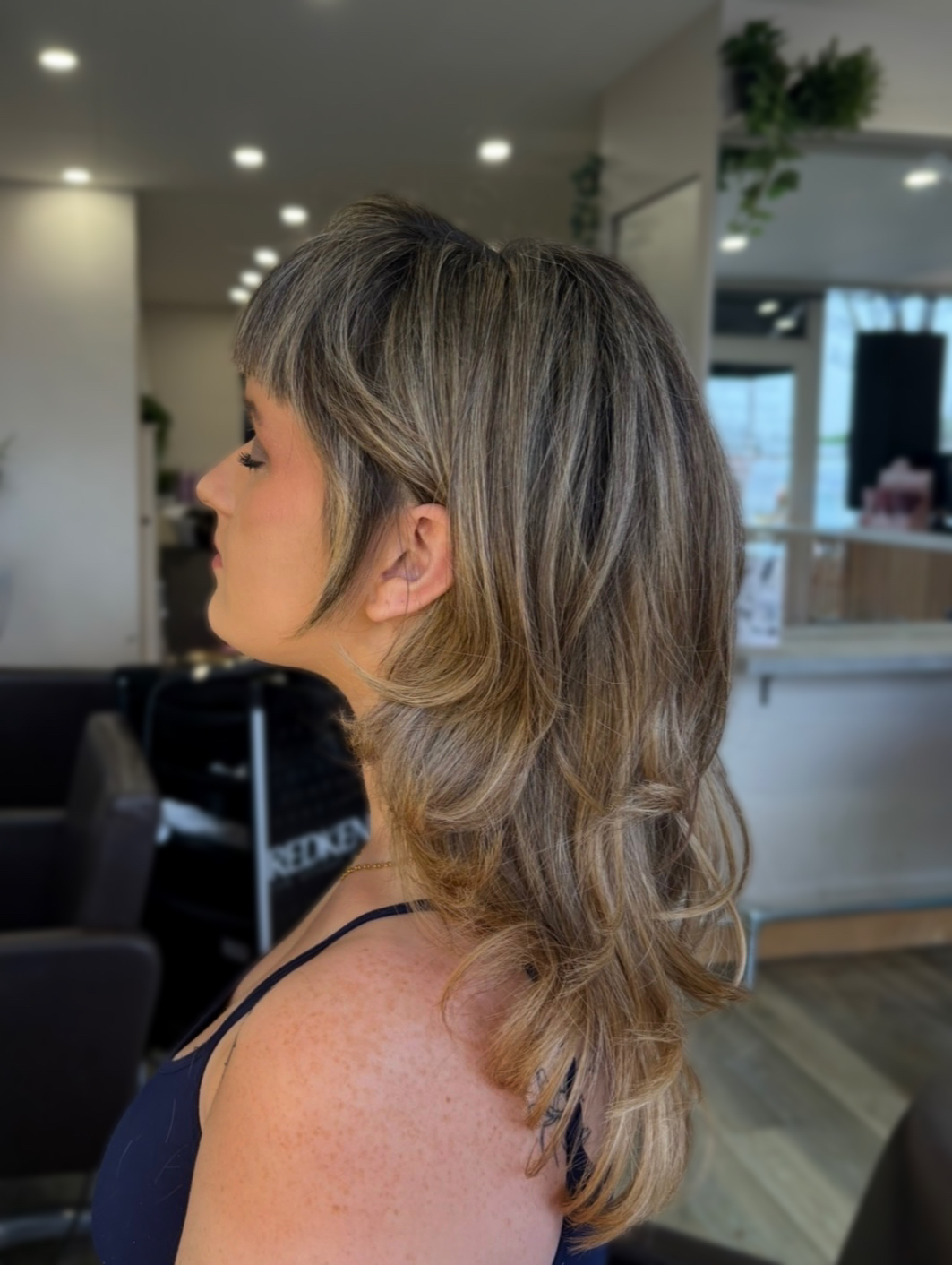 Layered hairstyles at Strands Hairdressers in Fareham