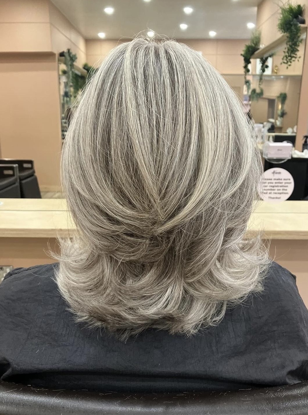 Grey blending at Strands Hairdressing Fareham